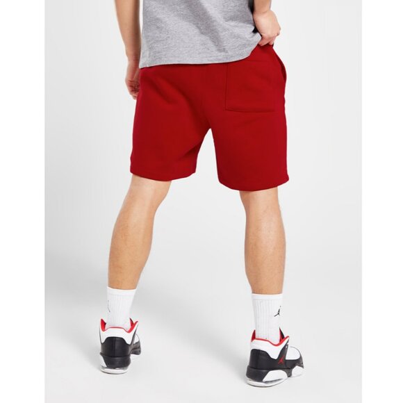 Jordan Essentials Mens 7" Fleece Shorts Training Gym Basketball Red XL - Picture 3 of 9